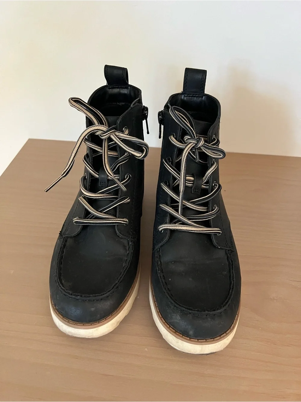 Cat & Jack Black Boys Ankle Boots